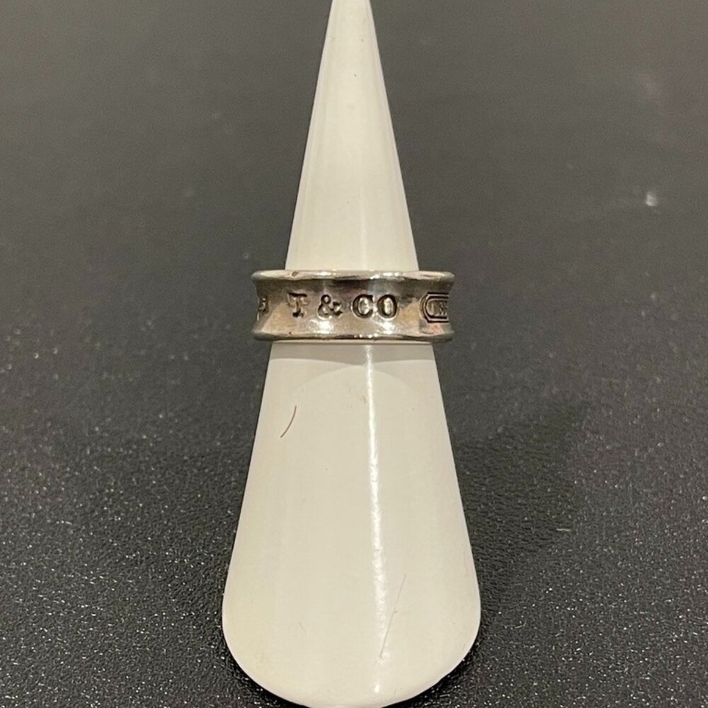 Tiffany Sterling Silver 1837 Band Ring (105295)